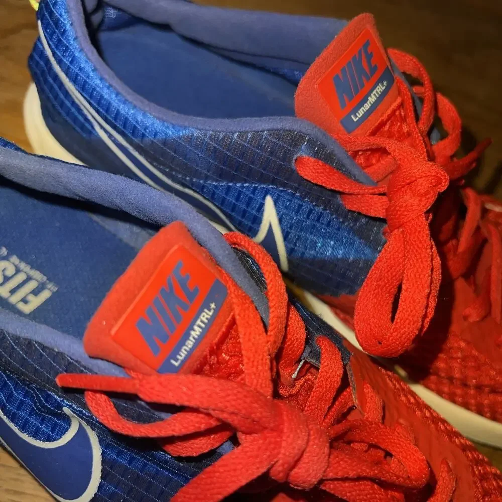 Nike Lunar Montreal Red/Blue Women Size 9.5/Men 8 MTRL+ run.train.lunarlon